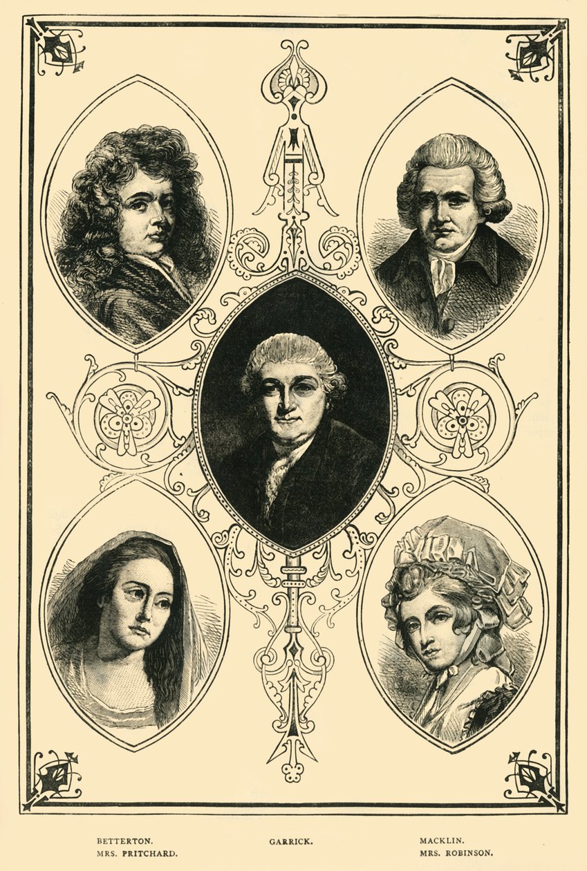 Celebrity Drury Lane, 1881. od Unbekannt
