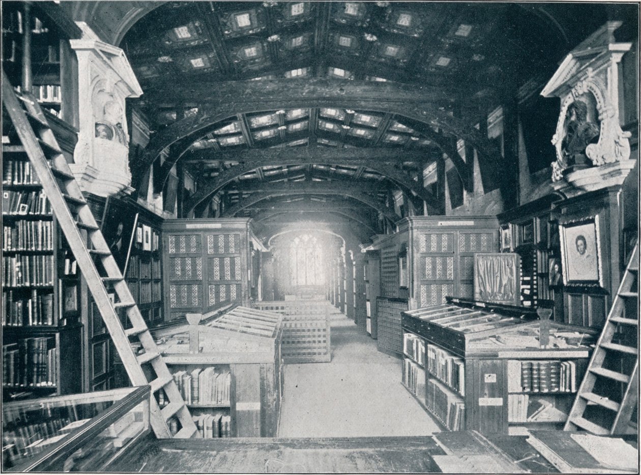 Knihovna vévody Humphreyse, c1902 od Unbekannt