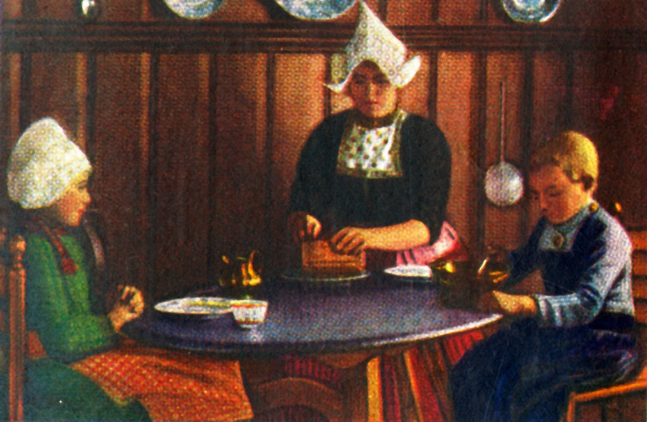 Nizozemci v tradičním oděvu, c1928. od Unbekannt
