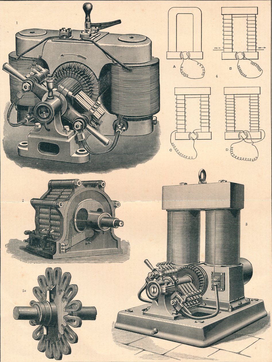 Dynamos, c19. století od Unbekannt