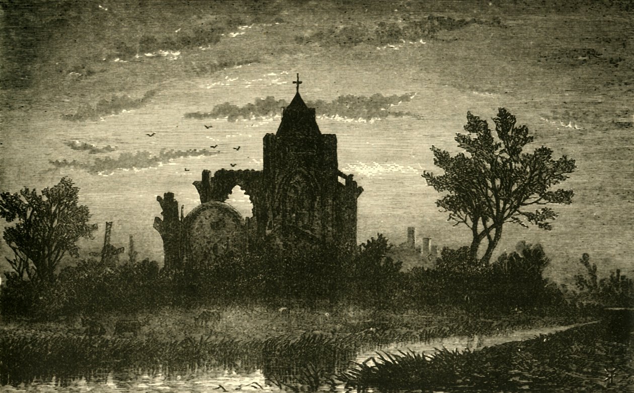 East End of Crowland Abbey, 1898. od Unbekannt