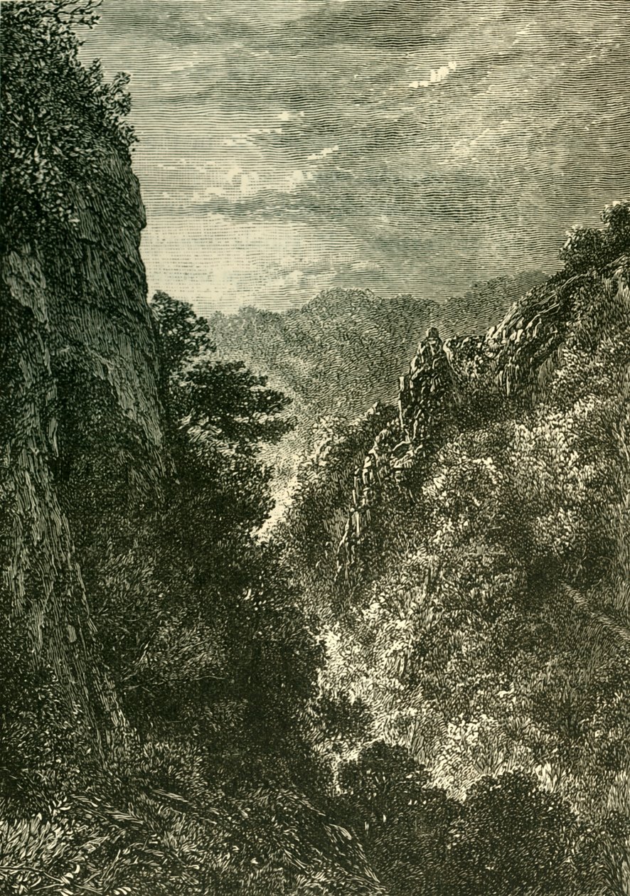 Soutěska Ebbor, 1898. od Unbekannt