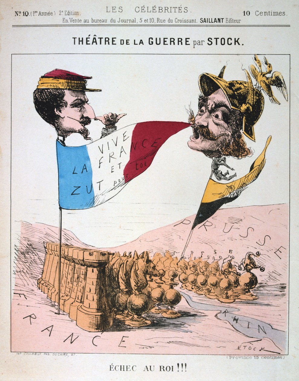 Check au Roi, francouzsko-pruská válka, 1870-1871. od Unbekannt