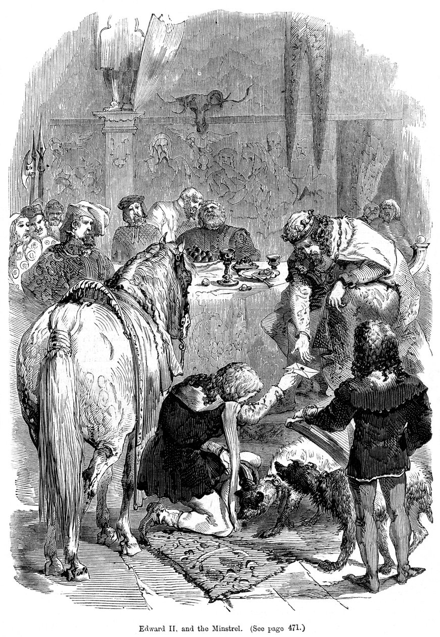 Edward II a ministrant od Unbekannt
