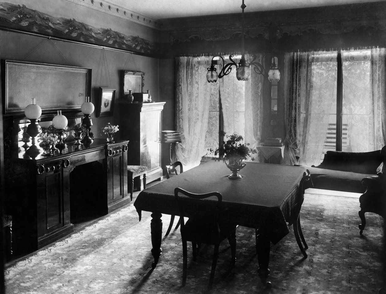 Edwardian jídelna, 1909 od Unbekannt