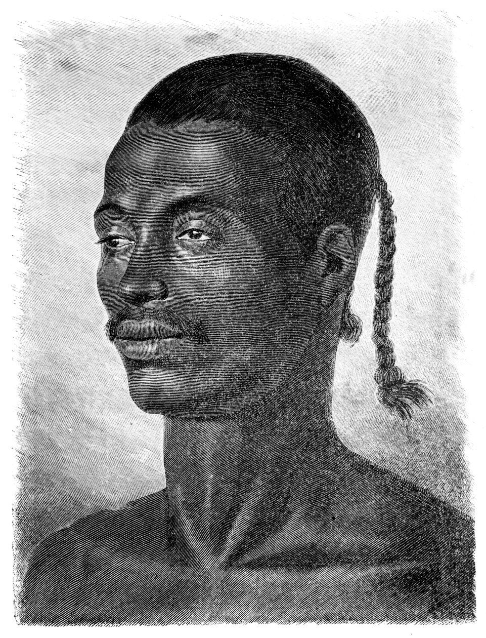 Egyptský portrét, 1881 od Unbekannt