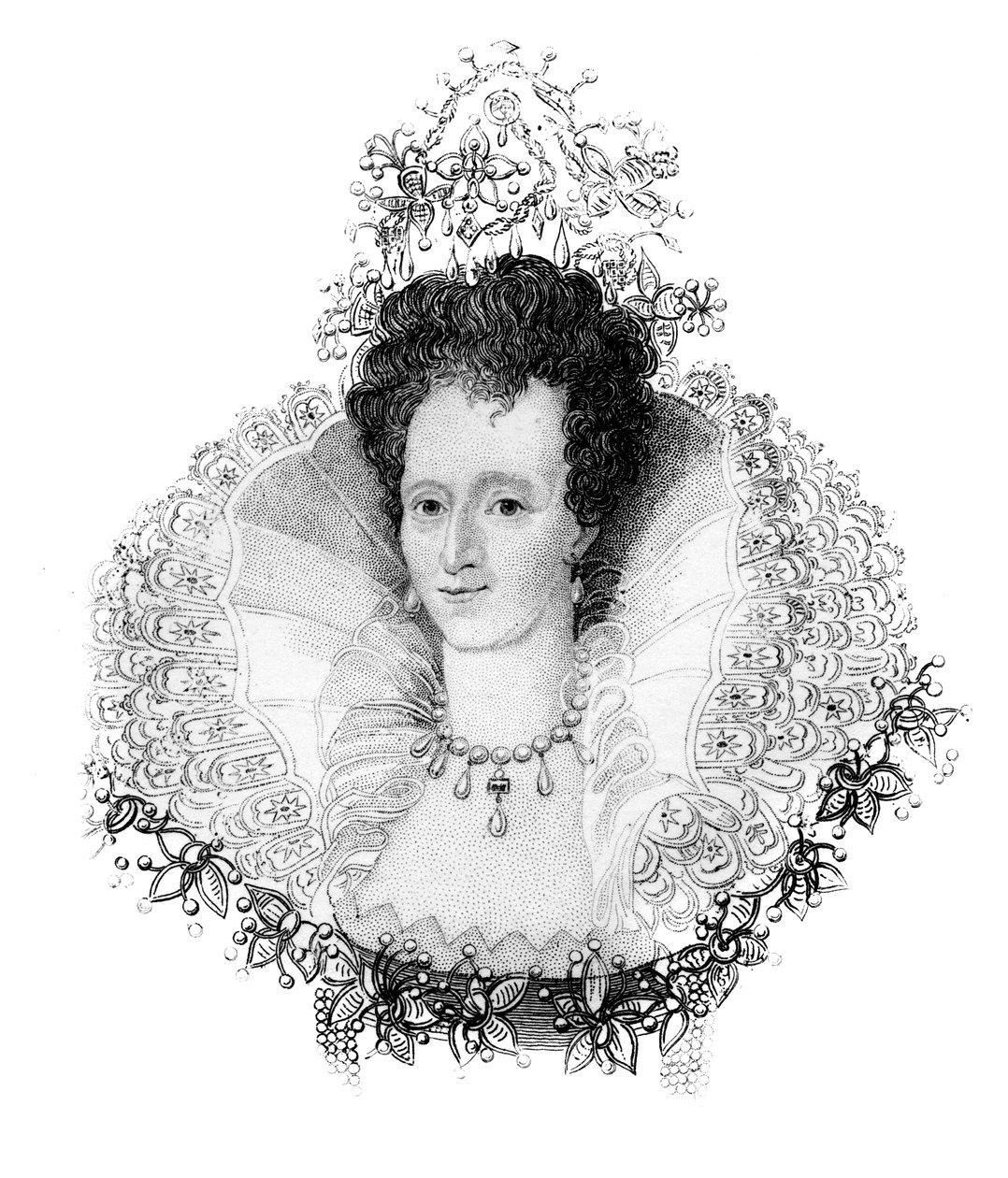 Alžběta I., anglická královna, c1850 od Unbekannt