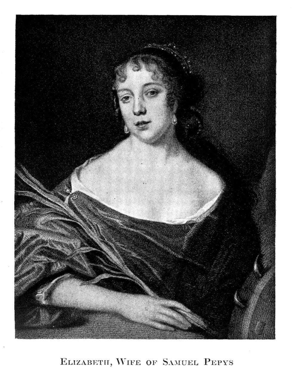 Alžběta Pepysová 1640-1669, 19. století od Unbekannt
