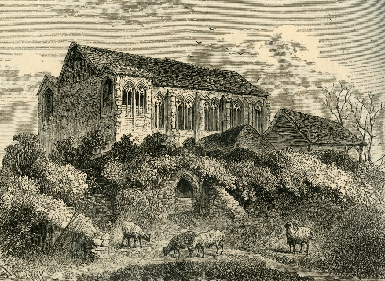 Elthamský palác v roce 1790, c1878. od Unbekannt