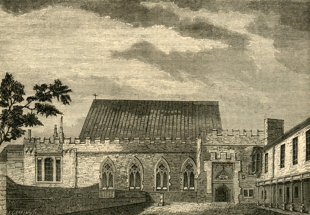 Ely House - The Hall, c1872. od Unbekannt
