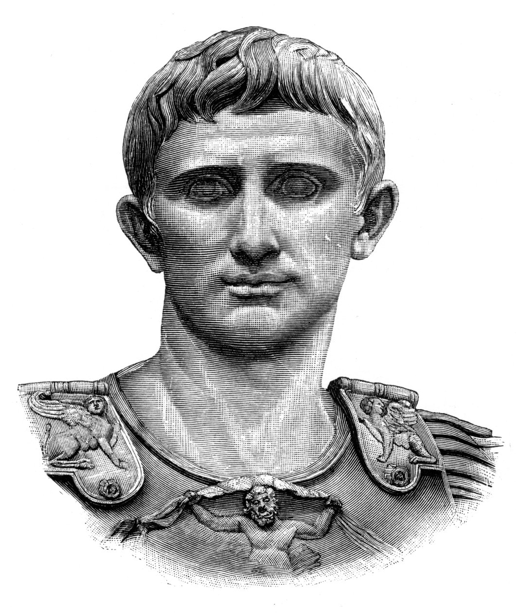 Císař Caesar Augustus, 1902 od Unbekannt