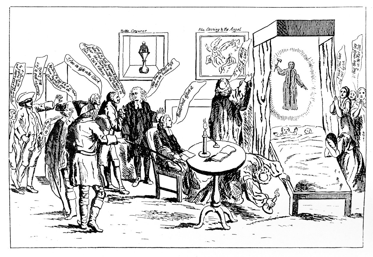 Anglická důvěřivost aneb The Invisible Ghost, 1762 od Unbekannt