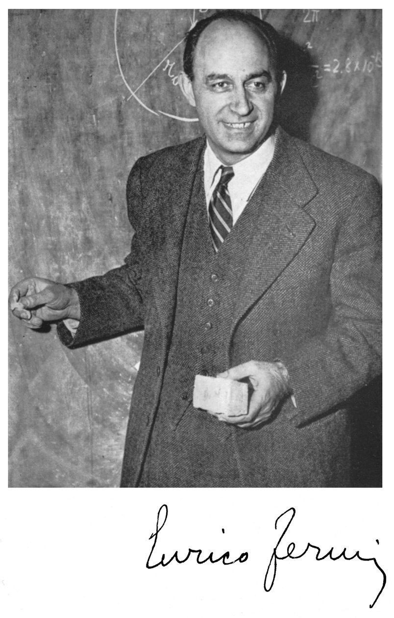 Enrico Fermi, americký jaderný fyzik italského původu od Unbekannt