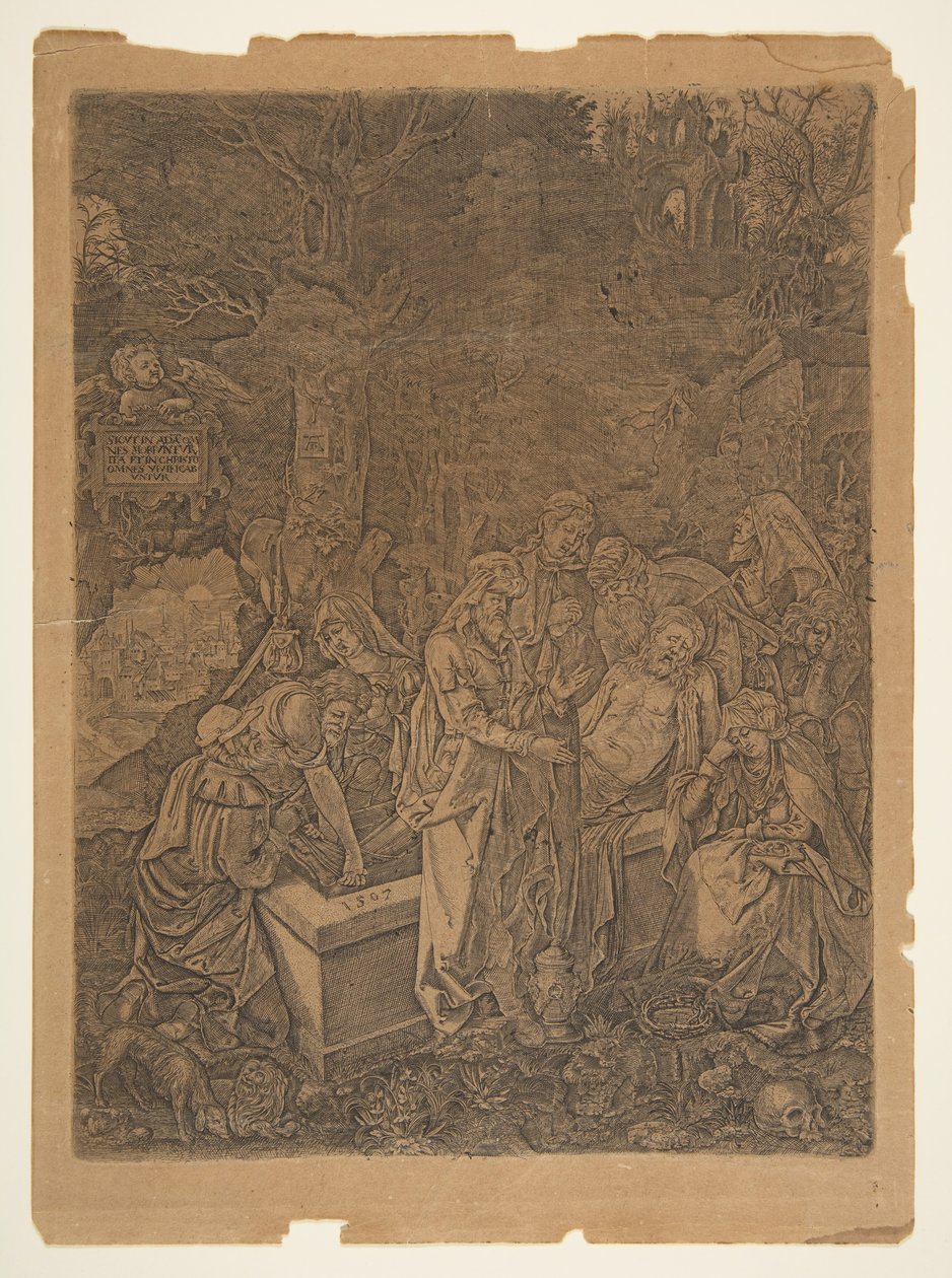 Pohřeb, 19. století. od Unbekannt