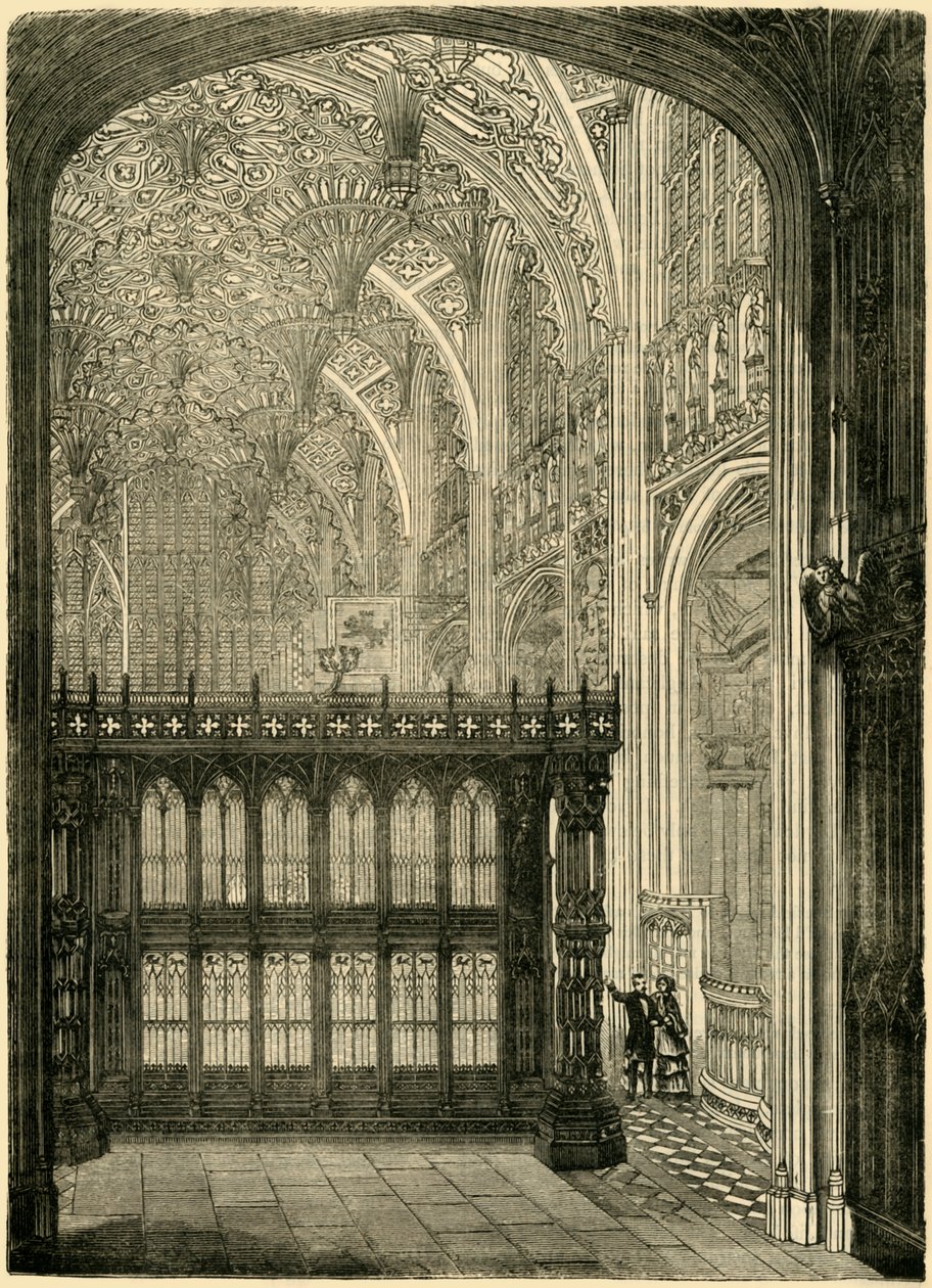 Vchod do kaple krále Jindřicha VII., 1881. od Unbekannt