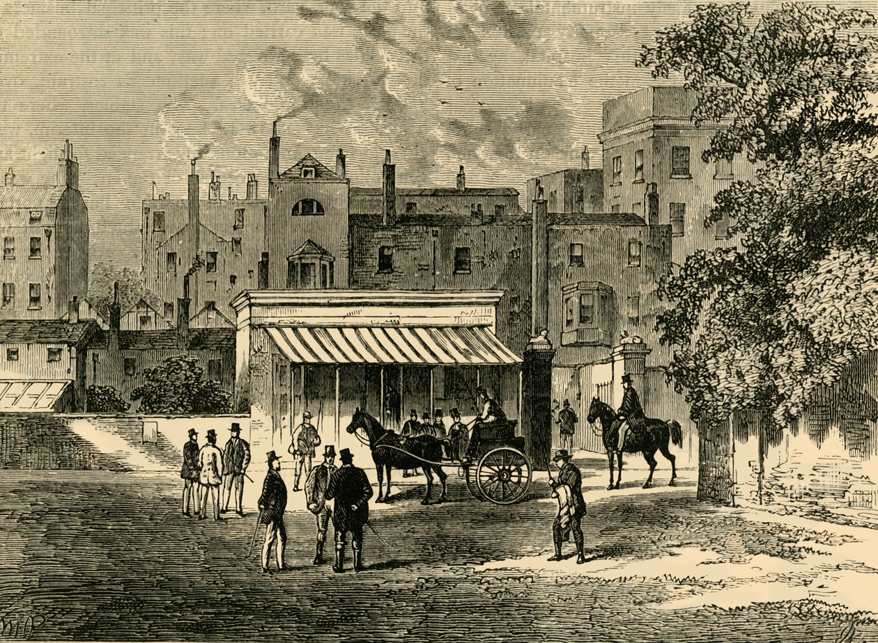 Vchod do Old Tattersalls., c1876. od Unbekannt
