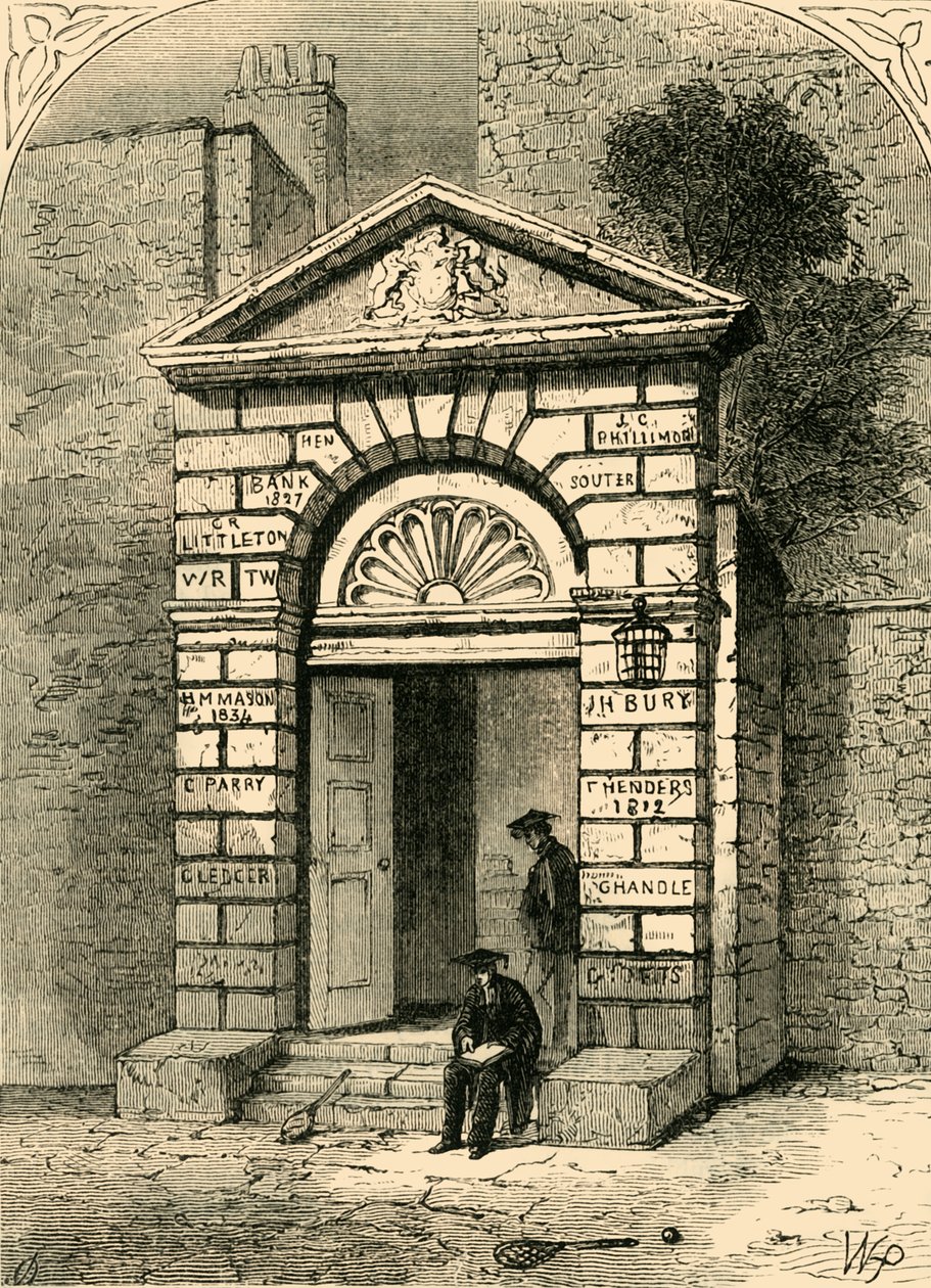 Vstup do Westminster School, 1881. od Unbekannt