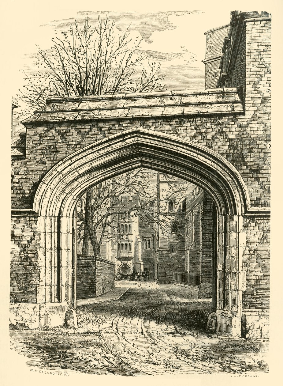 Vchod do Westons Yard, 1911. od Unbekannt