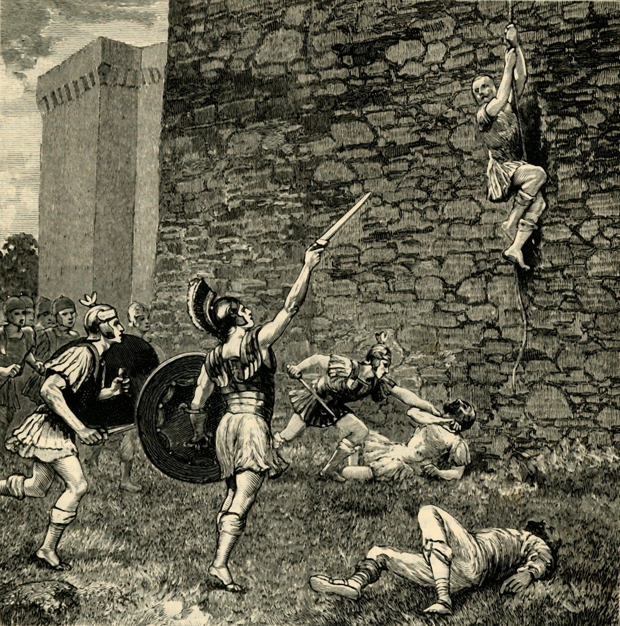 Útěk Mariuse mladšího v Praeneste, 1890. od Unbekannt