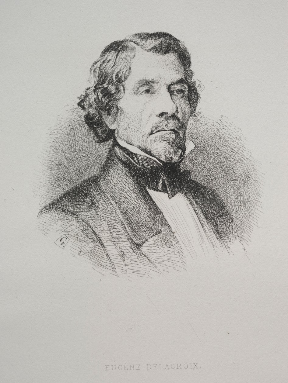 Eugene Delacroix, 19. století. od Unbekannt