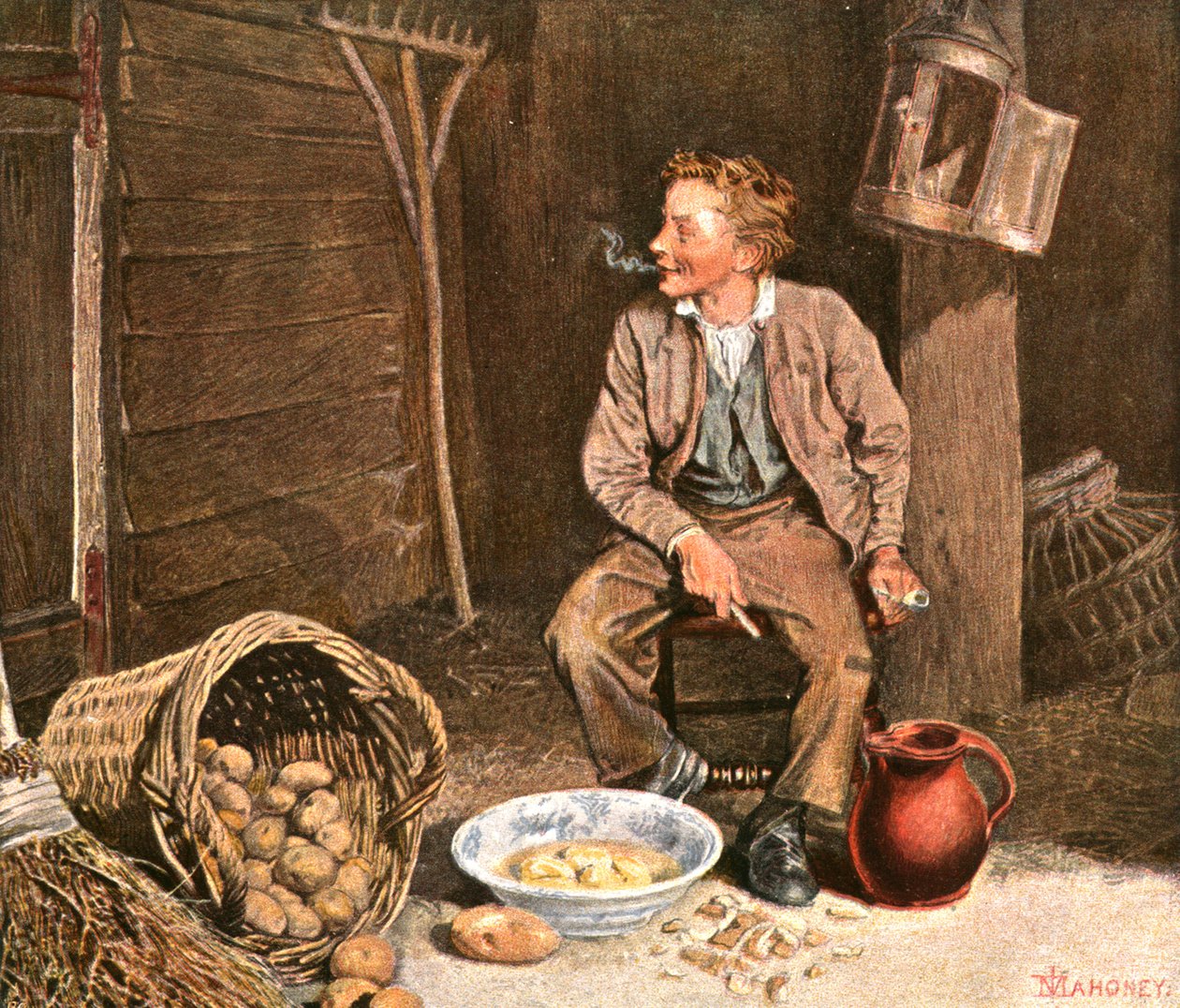 Každý palec muže, c1900. od Unbekannt
