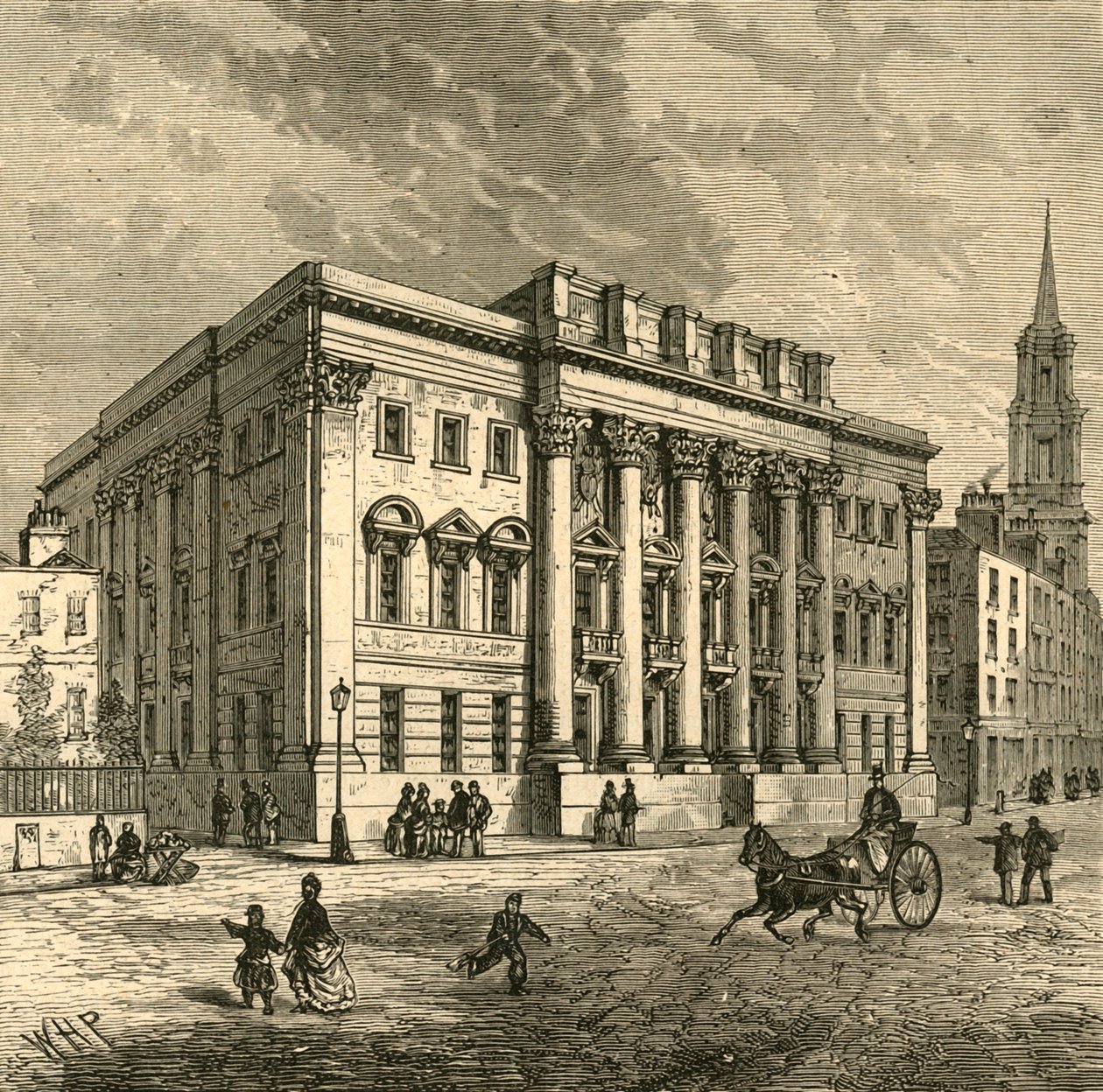 Exteriér Goldsmiths Hall, 1897. od Unbekannt