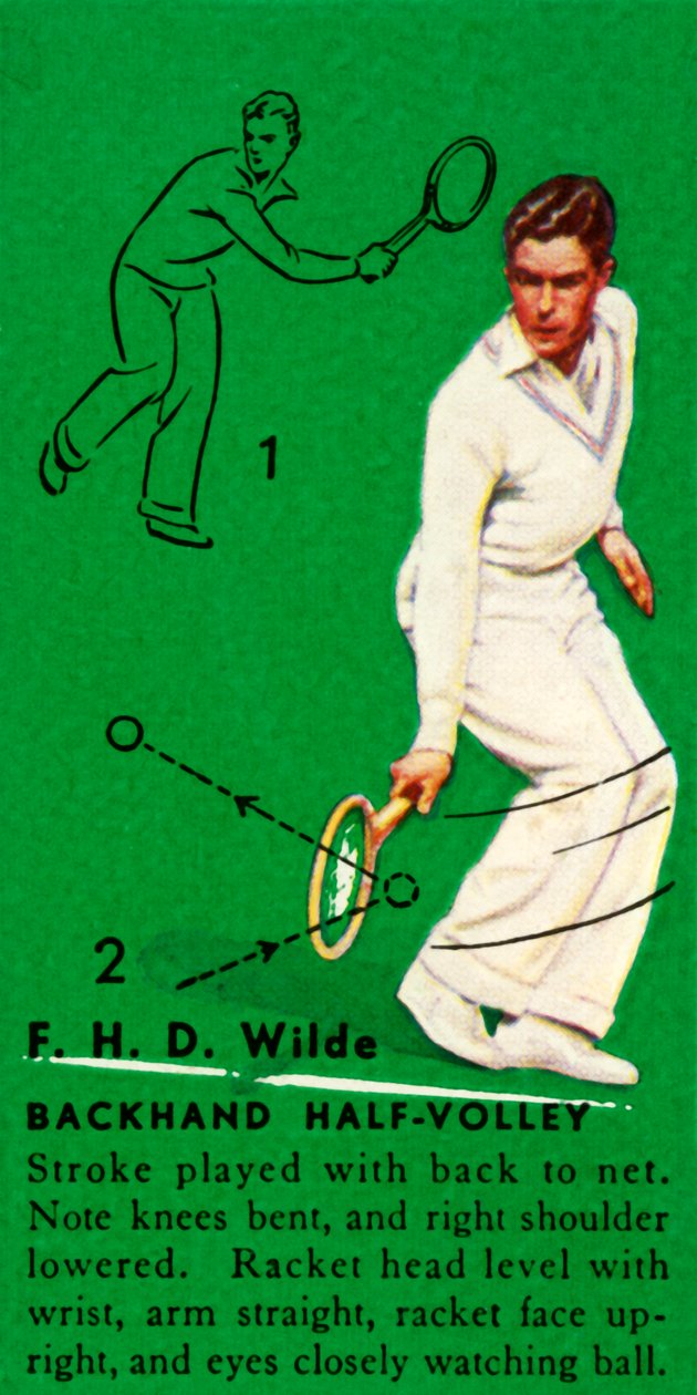 F. H. D. Wilde - Backhand Half-volej, c1935. od Unbekannt