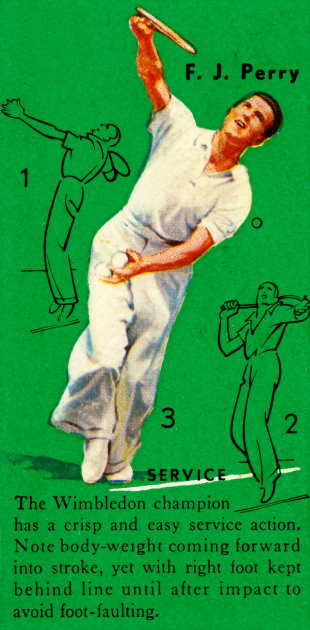 F. J. Perry - Service, c1935. od Unbekannt
