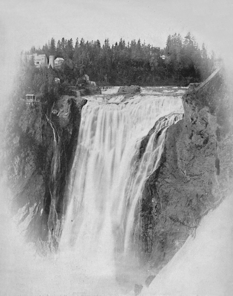 Falls of Montmorency, Quebec, c1897. od Unbekannt