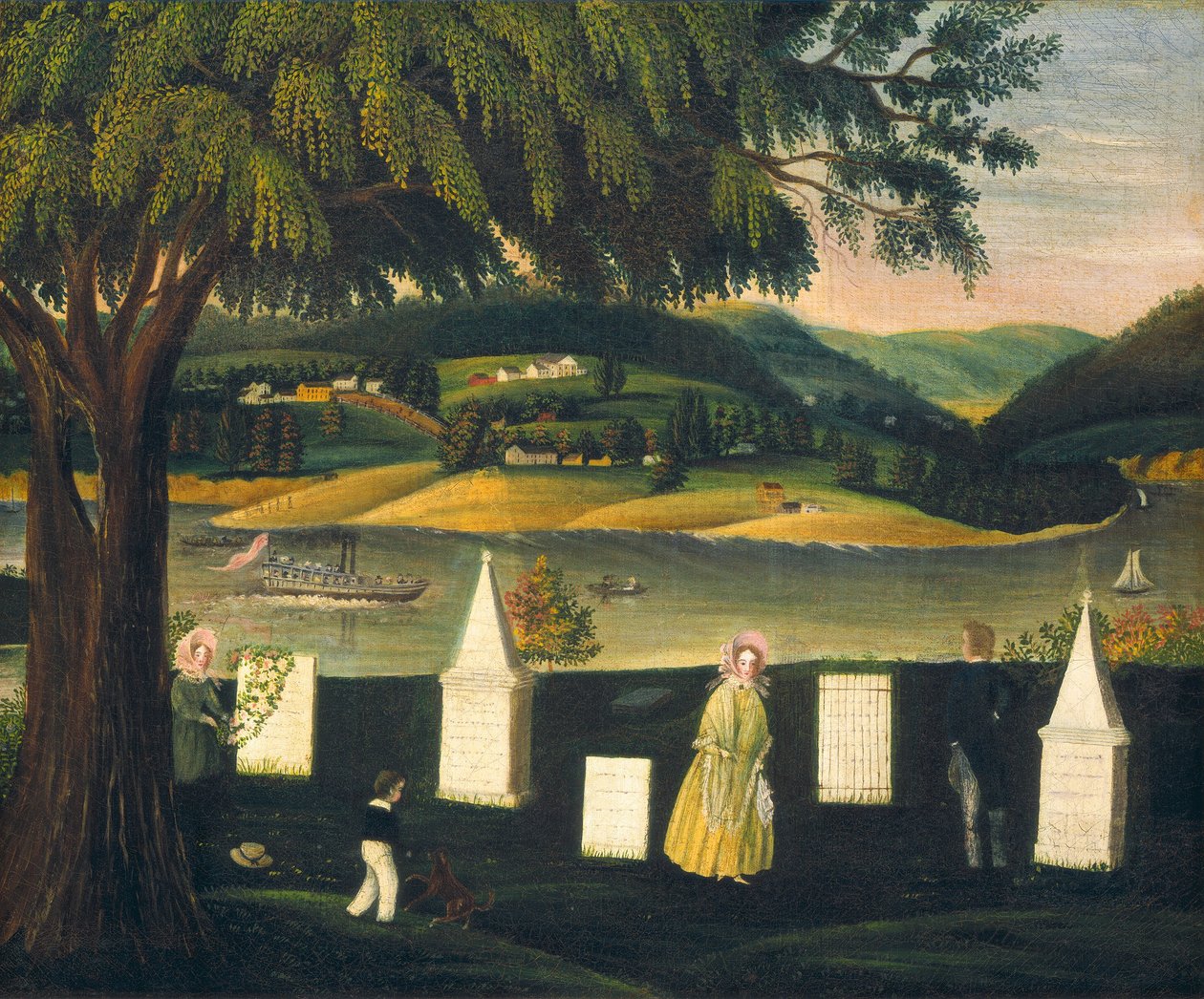 Rodinné pohřebiště, c. 1840. od Unbekannt