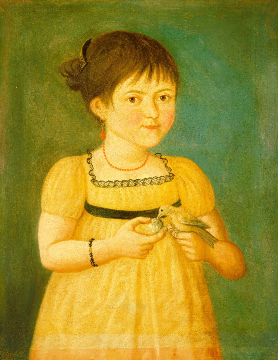 Krmení ptáků, c. 1800. od Unbekannt