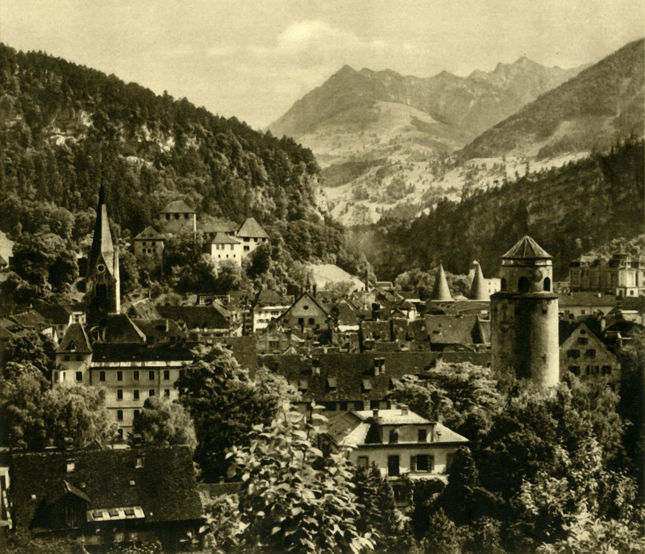Feldkirch, Vorarlbersko, Rakousko, c1935. od Unbekannt