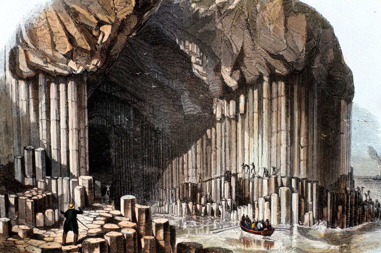 Jeskyně Fingals, 1849 od Unbekannt