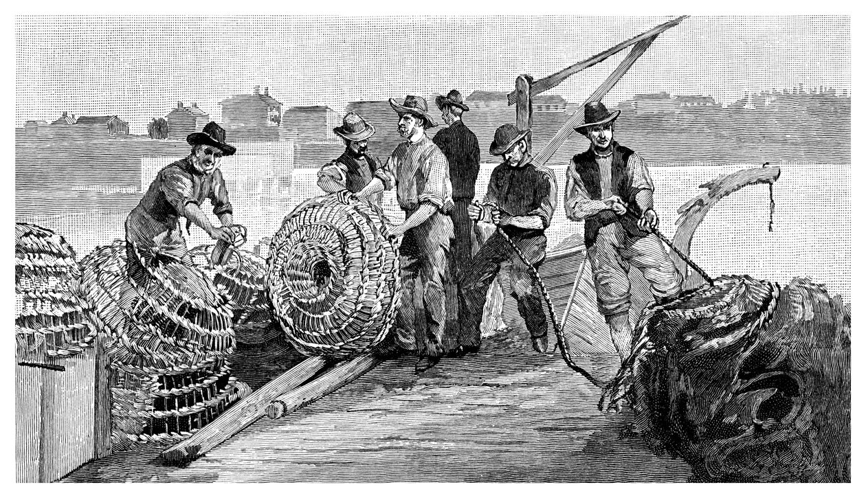 Fishermans Jetty, 1886 od Unbekannt