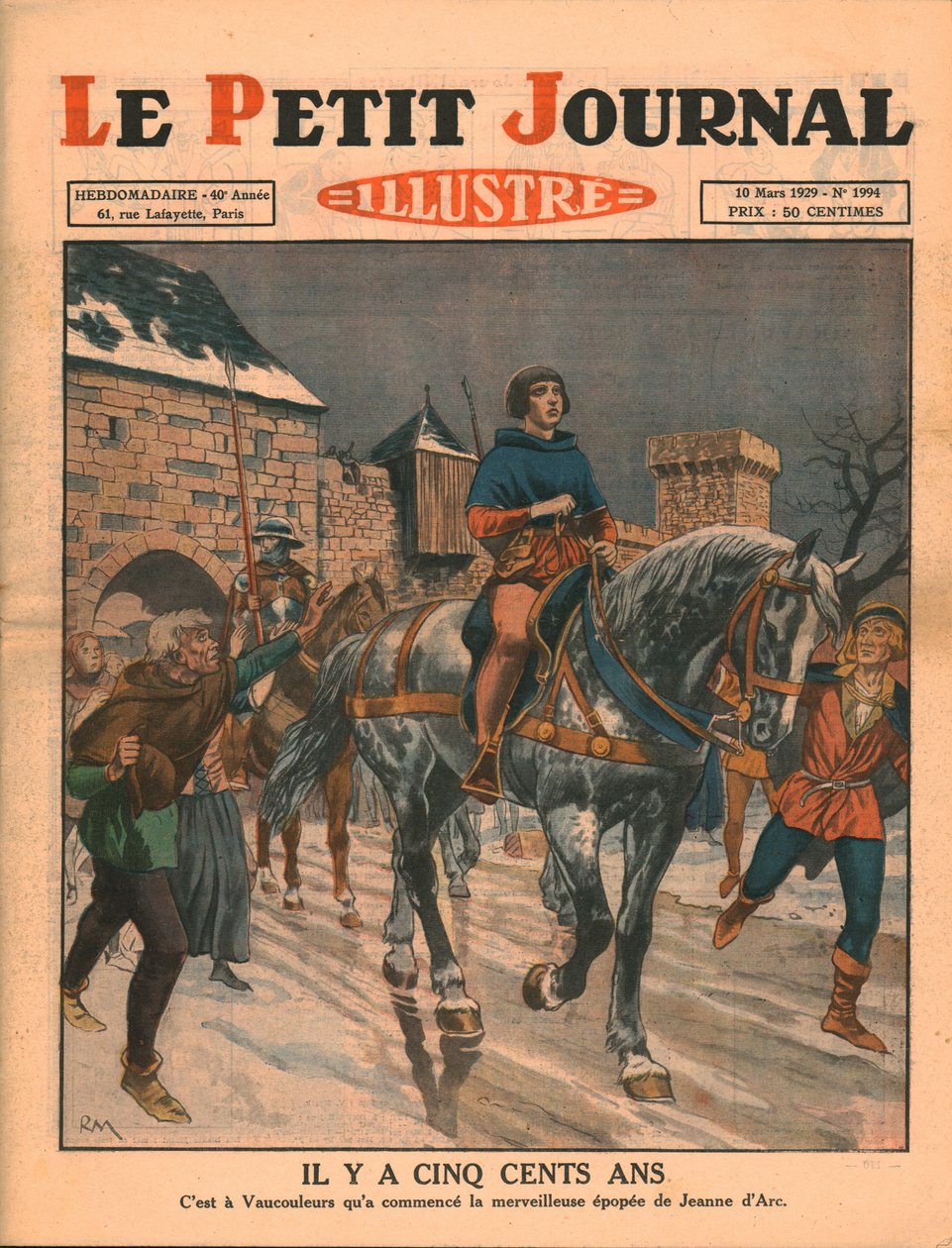Před pěti sty lety, 1929. od Unbekannt