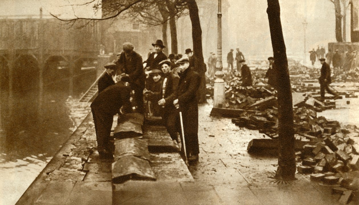 Povodeň v Londýně, 1928, 1935. od Unbekannt