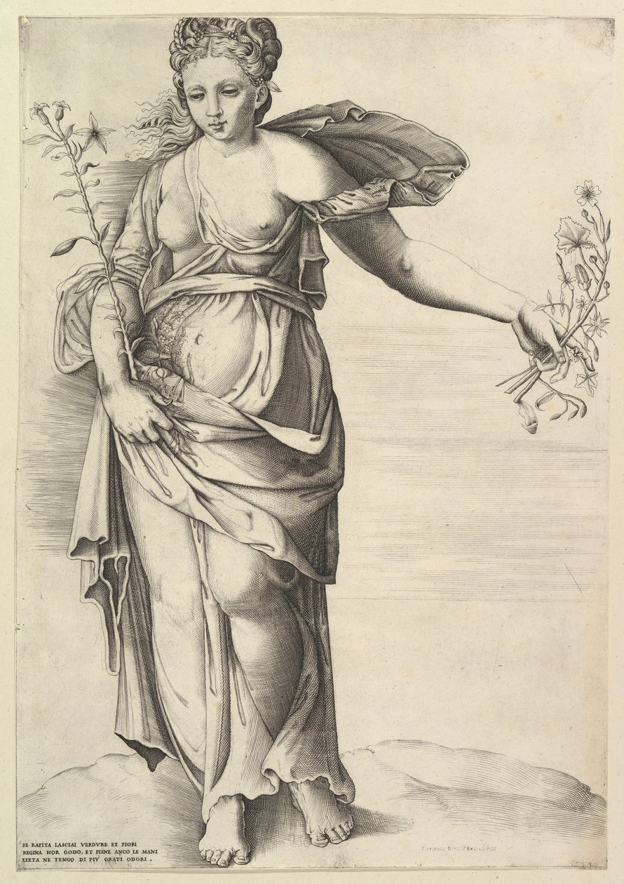 Flora, ca. 1560-70. od Unbekannt
