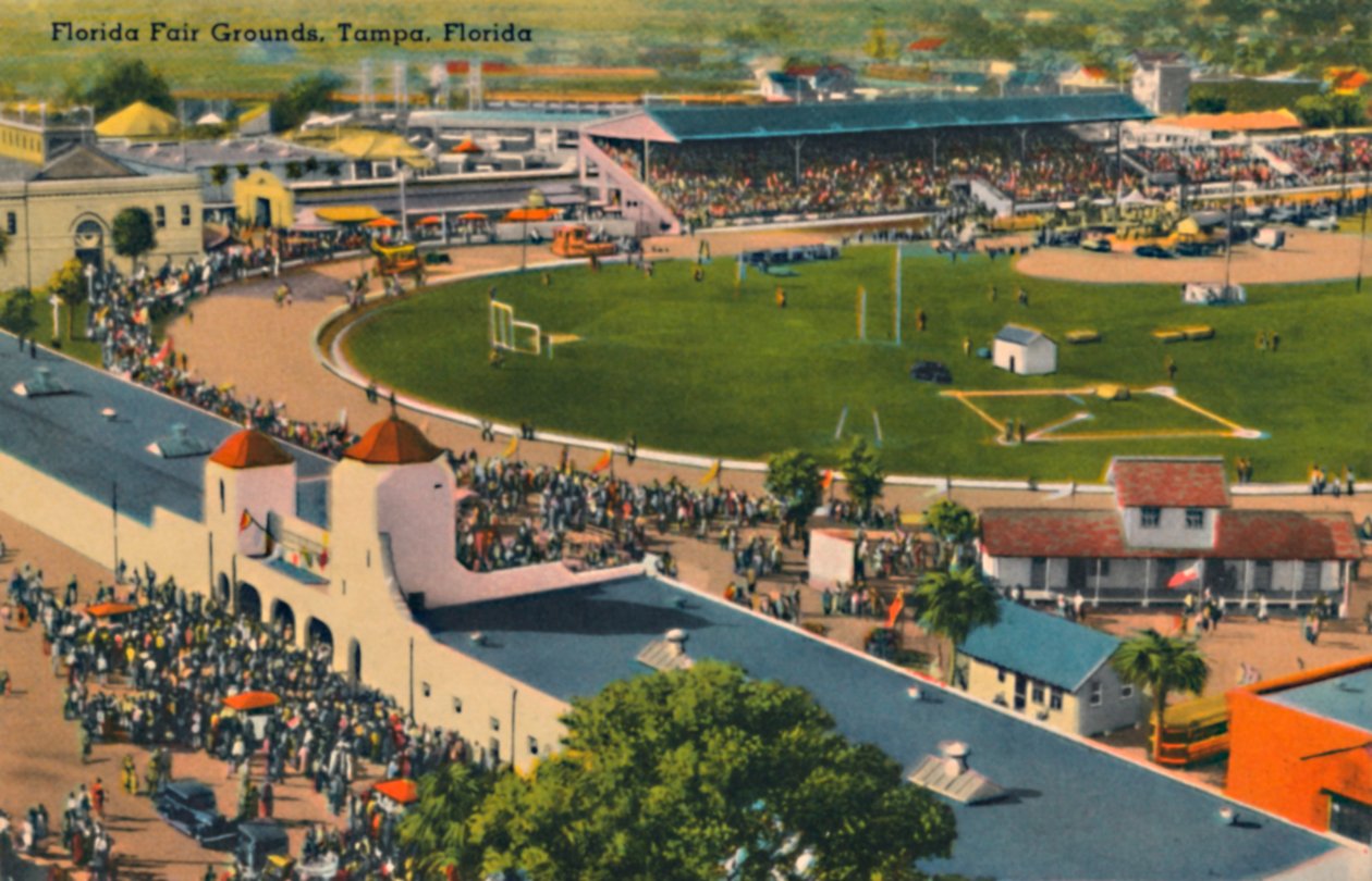 Florida Fairgrounds, Tampa, Florida, c1940 od Unbekannt