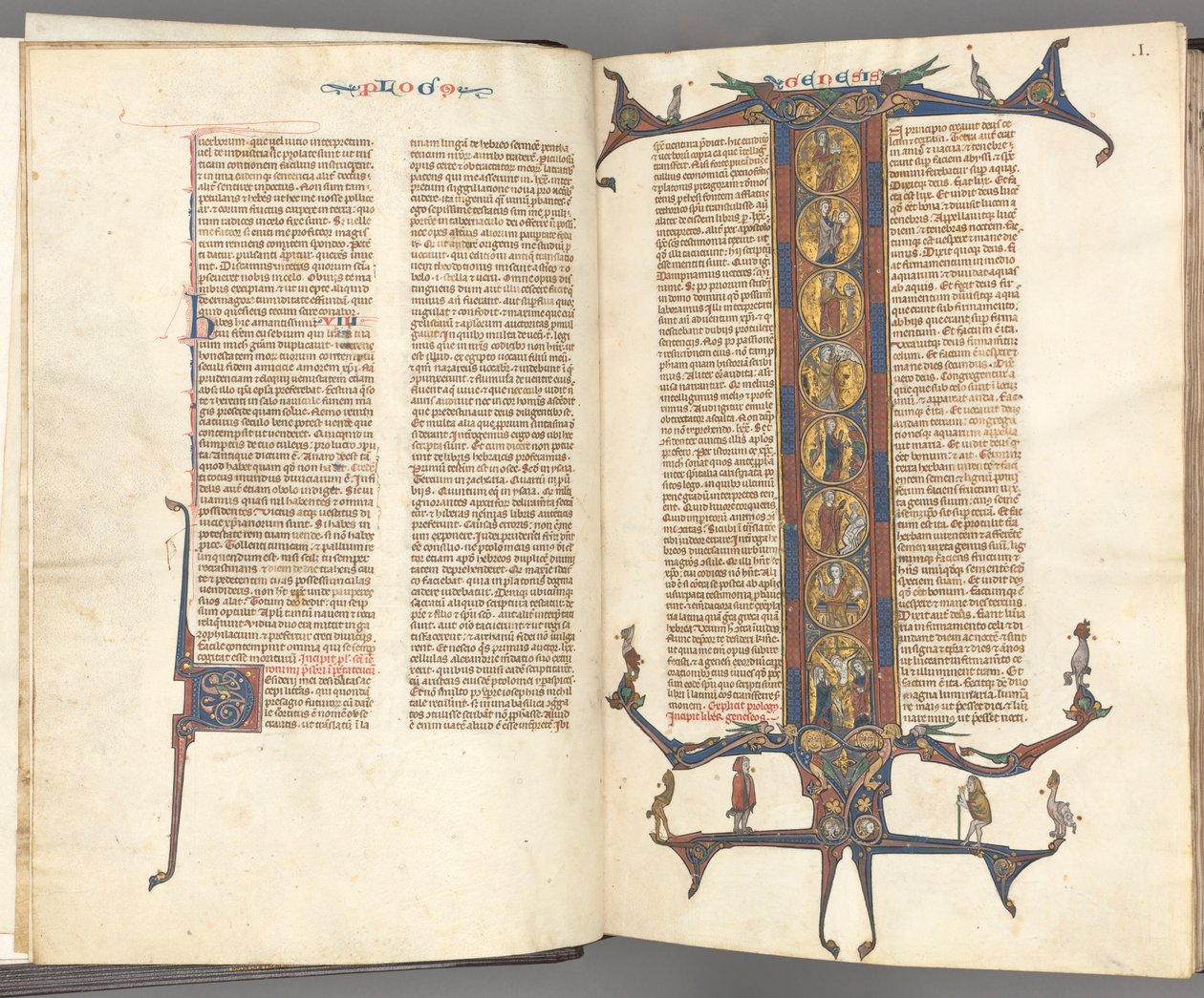 Fol. iii v, Foliated Initial, c. 1275-1300. od Unbekannt