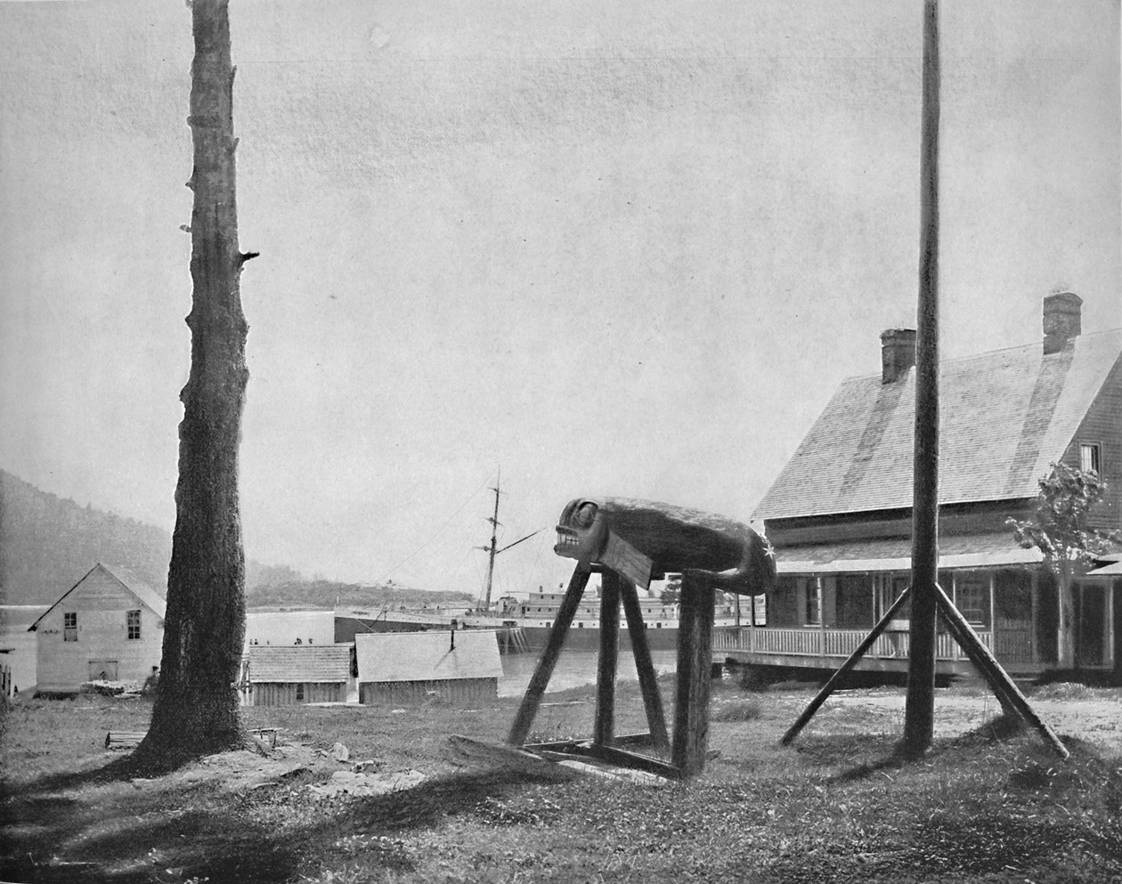 Fort Wrangel, Aljaška, c1897. od Unbekannt