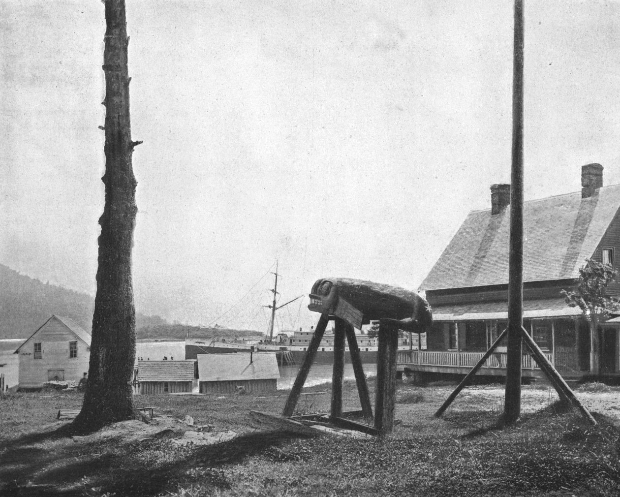 Fort Wrangell, Aljaška, USA, c1900. od Unbekannt
