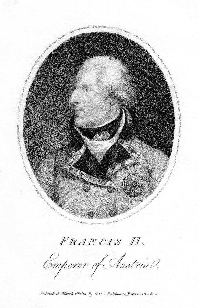 František II., císař Svaté říše římské, 1814 od Unbekannt