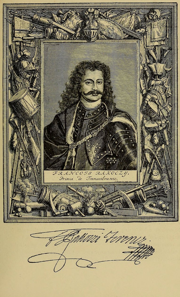 František II. Rákóczi, počátek 18. stol. od Unbekannt