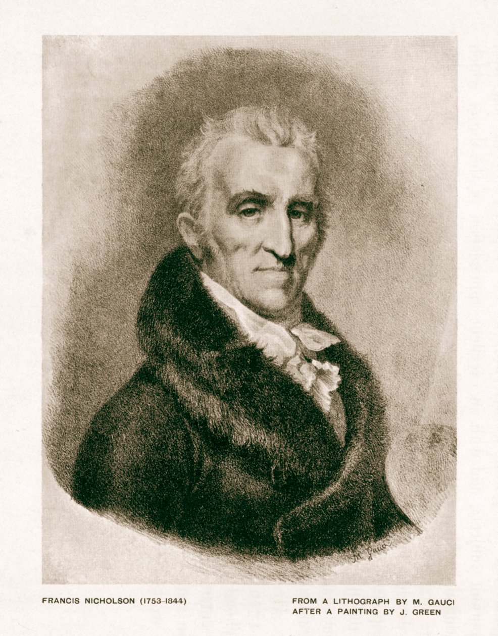 Francis Nicholson 1753-1844, c1900. od Unbekannt
