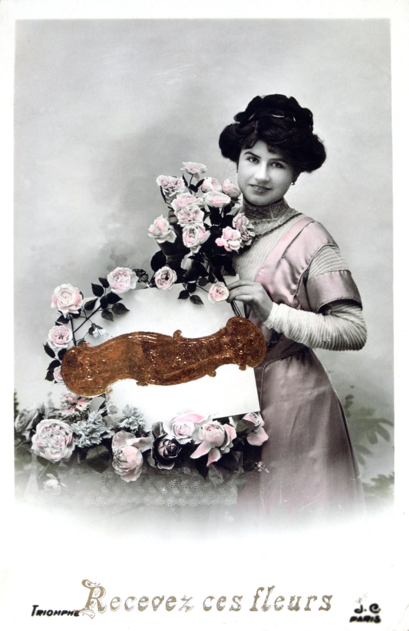 Francouzská pohlednice, c1900 od Unbekannt