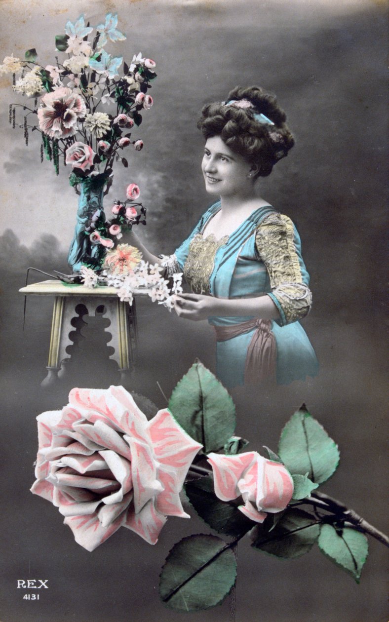 Francouzská pohlednice, c1900 od Unbekannt