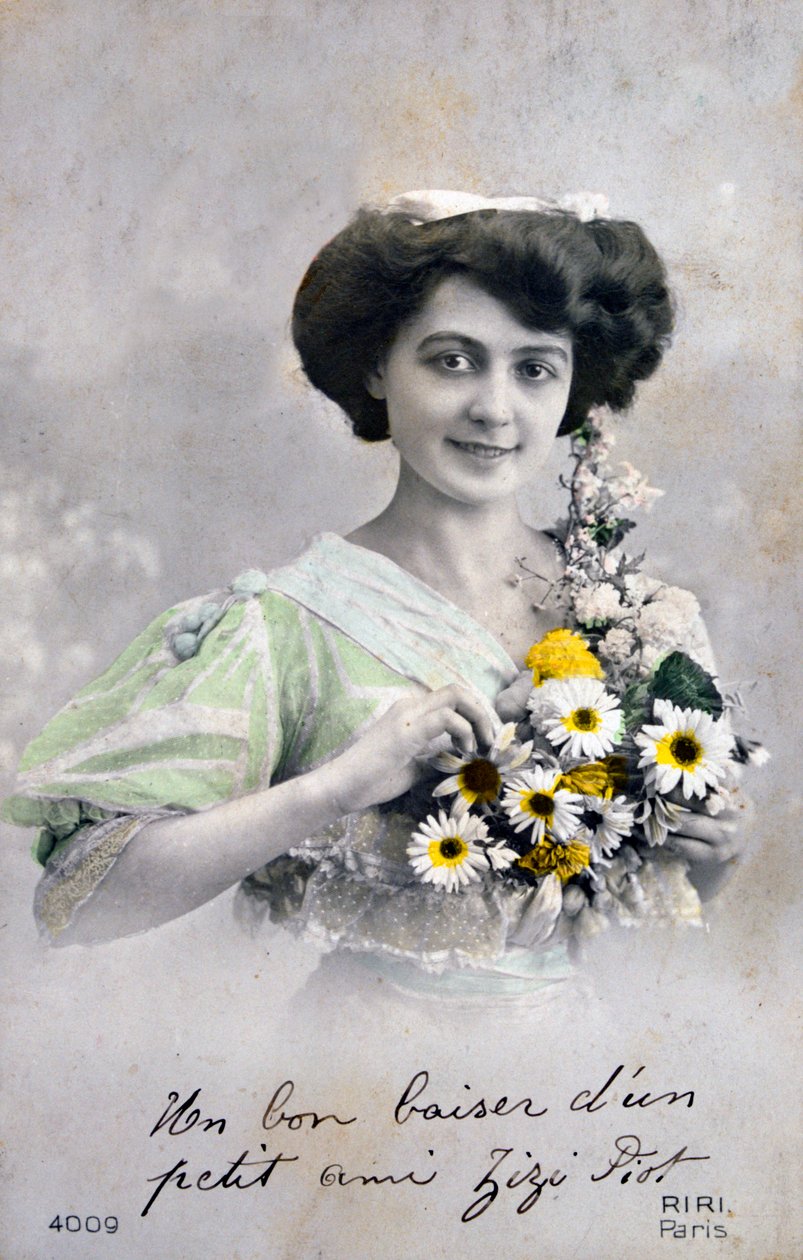 Francouzská pohlednice, c1900 od Unbekannt
