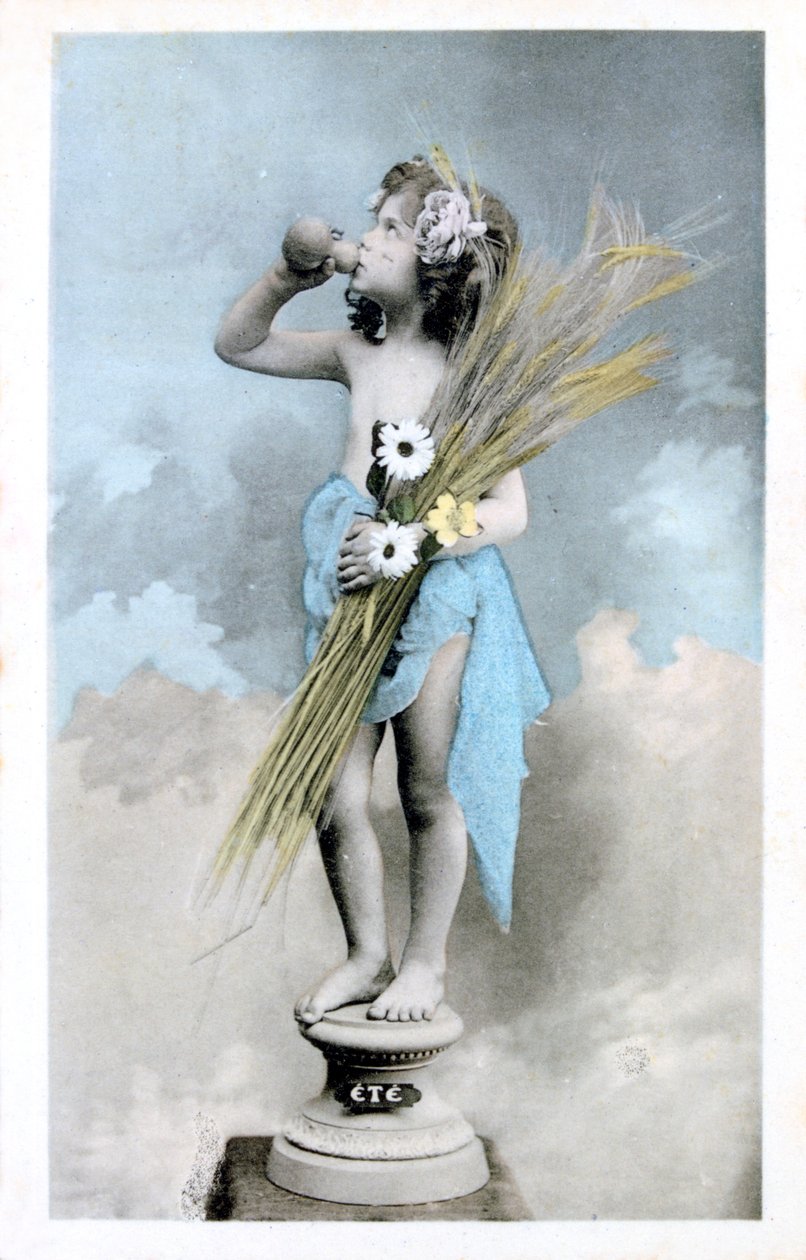 Francouzská pohlednice, c1900 od Unbekannt