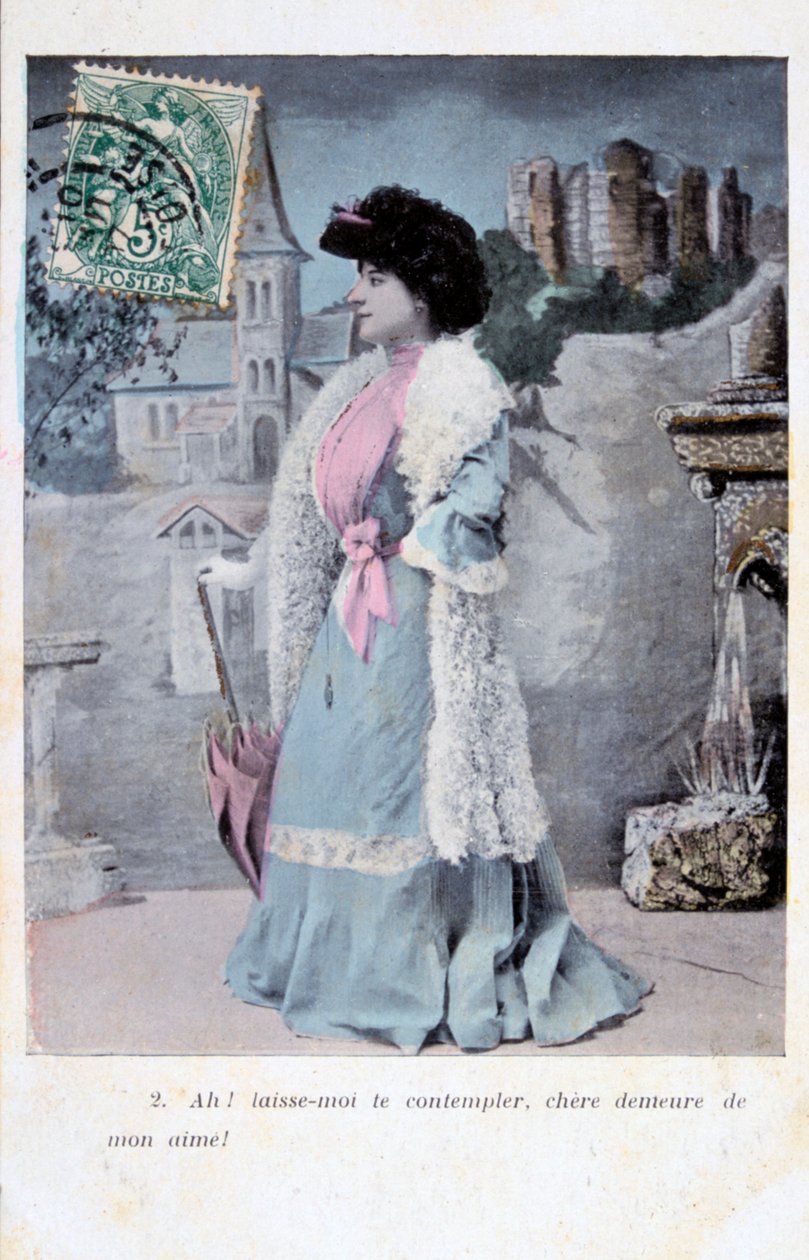 Francouzská pohlednice, c1900 od Unbekannt