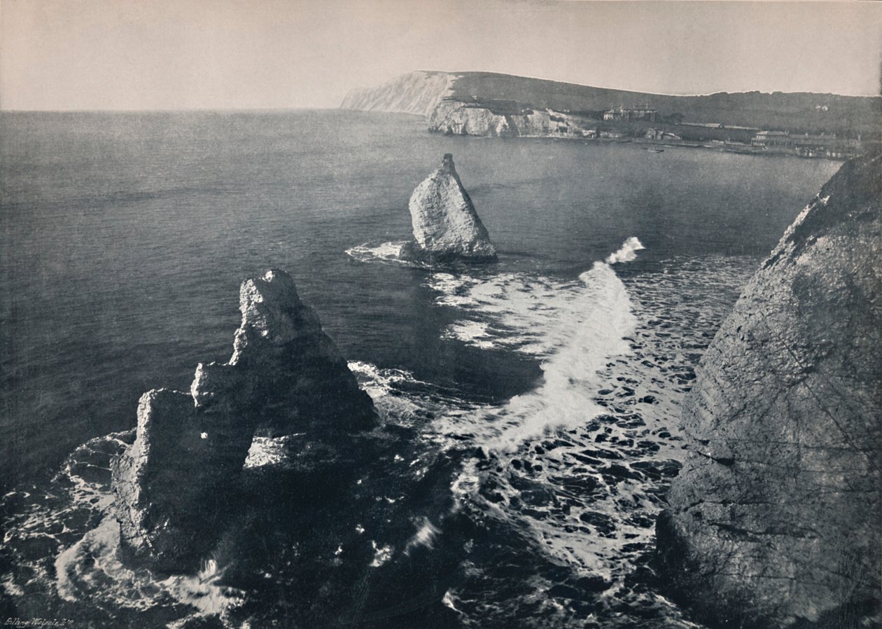 Freshwater Bay - Showing The Arched Rock., 1895 od Unbekannt
